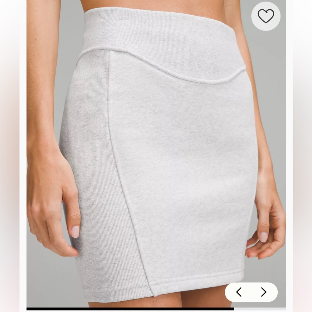 Lululemon Scuba High-Rise Mini Skirt